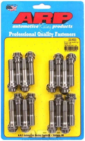 ARP fits Manly / Elgin Steel Rods & General Replacement Application, 7/16 ARP fasteners Conrod Bolt Set AR200-6003 SR