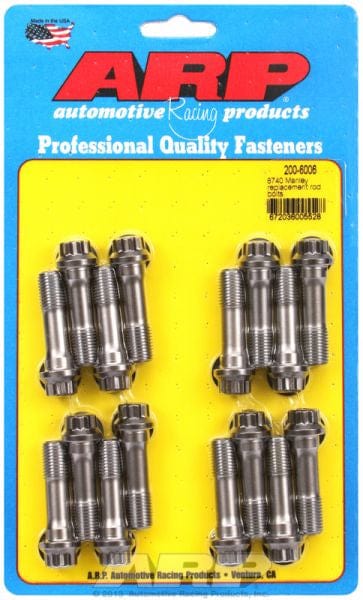 ARP fits Manly & General Replacement Application, 7/16" Thread X 1.600" U ARP fasteners Conrod Bolt Set AR200-6006 SR