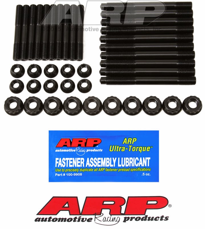 ARP fits Mitsubishi 2.0L 4B11 DOHC, 2008 & later ARP fasteners Main Stud Kit, 4-Bolt Main 12-Point Nut AR207-5403 SR