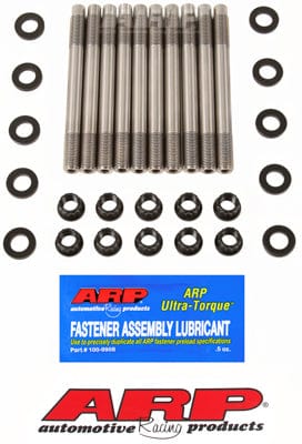 ARP fits Mitsubishi 2.0L 4G63 (1994-07) M11 (Custom Age) ARP fasteners Head Stud Kit, 12-Point Nut AR207-4302 SR