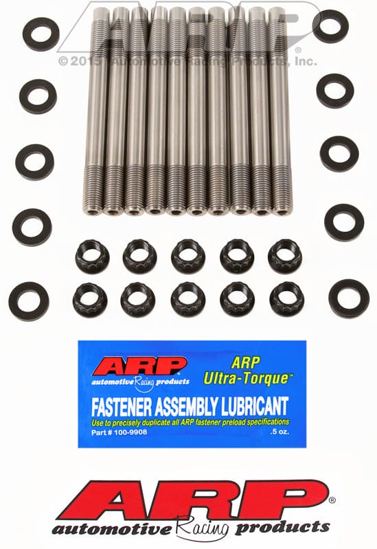 ARP fits Mitsubishi 2.0L 4G63 (1994-07) M11 (Custom Age) ARP fasteners Head Stud Kit, 12-Point Nut AR207-4302 SR