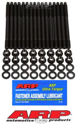ARP fits Nissan VR38DETT 3.8L DOHC V6, ARP2000 ARP fasteners Main Stud Kit, 4-Bolt Main, 12-Point Nuts AR202-5802 SR