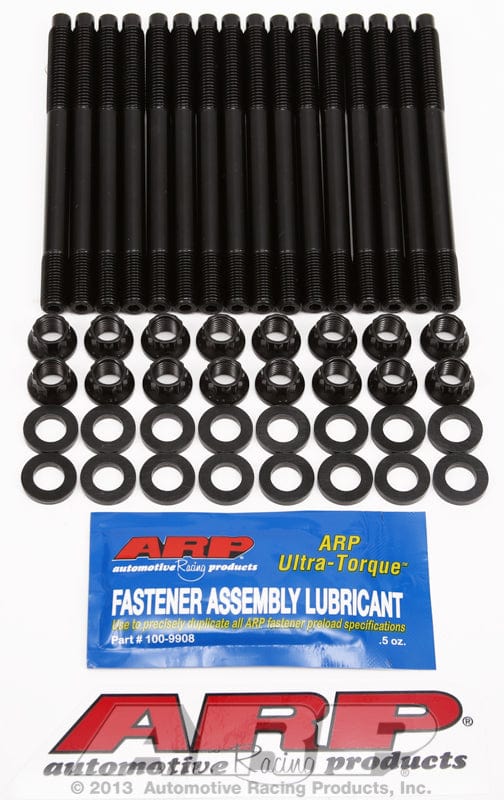 ARP fits Nissan VR38DETT 3.8L DOHC V6, ARP2000 ARP fasteners Main Stud Kit, 4-Bolt Main, 12-Point Nuts AR202-5802 SR