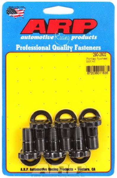 ARP fits Pontiac 350-455 With Washers (6 Pieces) 1/2-20 Thread x 1.000" U ARP fasteners Flywheel Bolt Kit AR290-2802 SR