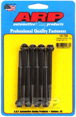 ARP fits SB 350 Chev With Center Bolt Valve Covers 1/4-20 Thread x 3.250" ARP fasteners Valve Cover Bolt Kit, Hex Head Black Oxide AR100-7509 SR