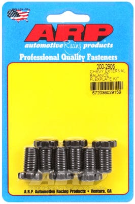 ARP fits SB & BB Chev 305-302 & 90° V6 With 1-Piece Main Seal , 7/16-20, ARP fasteners Flexplate Bolts AR200-2906 SR