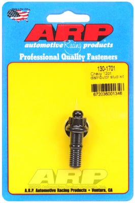 ARP fits SB/BB Chev ARP fasteners Distributor Stud Kit, 12-Point Nut Black Oxide AR130-1701 SR