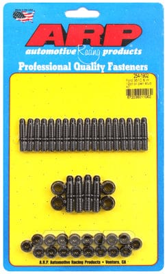 ARP fits SB Ford 289-302-351 Windsor, 302-351 Cleveland & Holden ARP fasteners Oil Pan Stud Kit, 12-Point Nut Black Oxide AR254-1902 SR