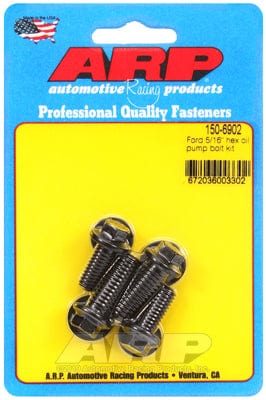 ARP fits SB Ford 289-302-351 Windsor (4-Piece 3/8" & 5/16" Bolts) ARP fasteners Oil Pump Bolt Kit AR150-6902 SR