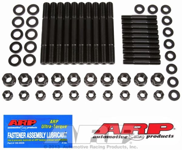 ARP fits SB Ford 351 SVO With Outer Bolts (For Mains #1,2,3,4,5) ARP fasteners Main Stud Kit, 4-Bolt Main Hex Nut AR154-5604 SR