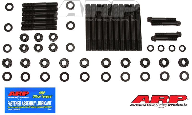 ARP fits SB Ford 351 Windsor Dart Iron Eagle Block ARP fasteners Main Stud Kit, 4-Bolt Main Hex Nut AR154-5607 SR