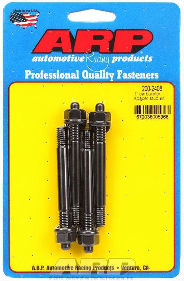 ARP For use with 1-1/4" Thick Carburettor Spacers ARP fasteners Carburettor Stud Kit, 5/16" x 3.200" OAL, Hex Black Oxide AR200-2408 SR