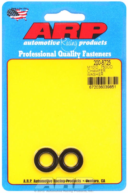 ARP M10 I.D, 3/4 O.D .115" Thick With Chamfer (2-Pack) ARP fasteners Special Purpose Washer AR200-8725 SR