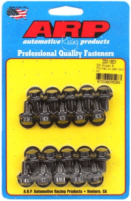 ARP S/B Mopar & Pontiac ARP fasteners Oil Pan Bolt Kit AR200-1801 SR