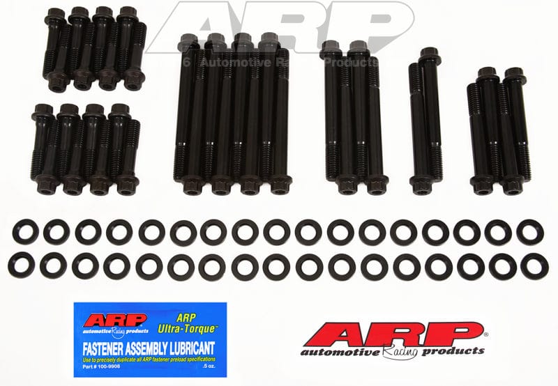 ARP Small Block Chevy, 18 Degree High Port Heads ARP fasteners Cylinder Head Bolt Kit Pro Series 12-Point AR234-3708 SR