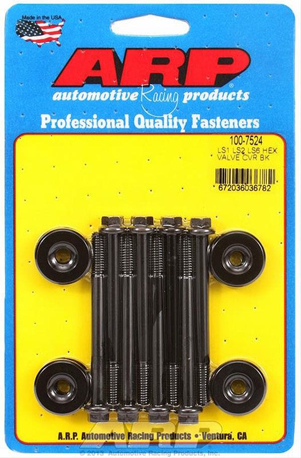 ARP Suit GM LS Series ARP fasteners Valve Cover Bolt Kit, Hex Black Oxide AR100-7524 SR