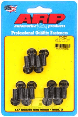 ARP Universal, 3/8" Thread X .750" UHL (12 Pack) ARP fasteners Exhaust Header Bolt Kit, 12-Point Black Oxide AR100-1207 SR