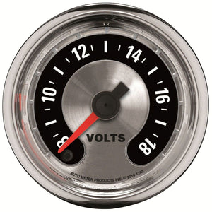 Auto Meter American Muscle Voltmeter Gauge AU1282