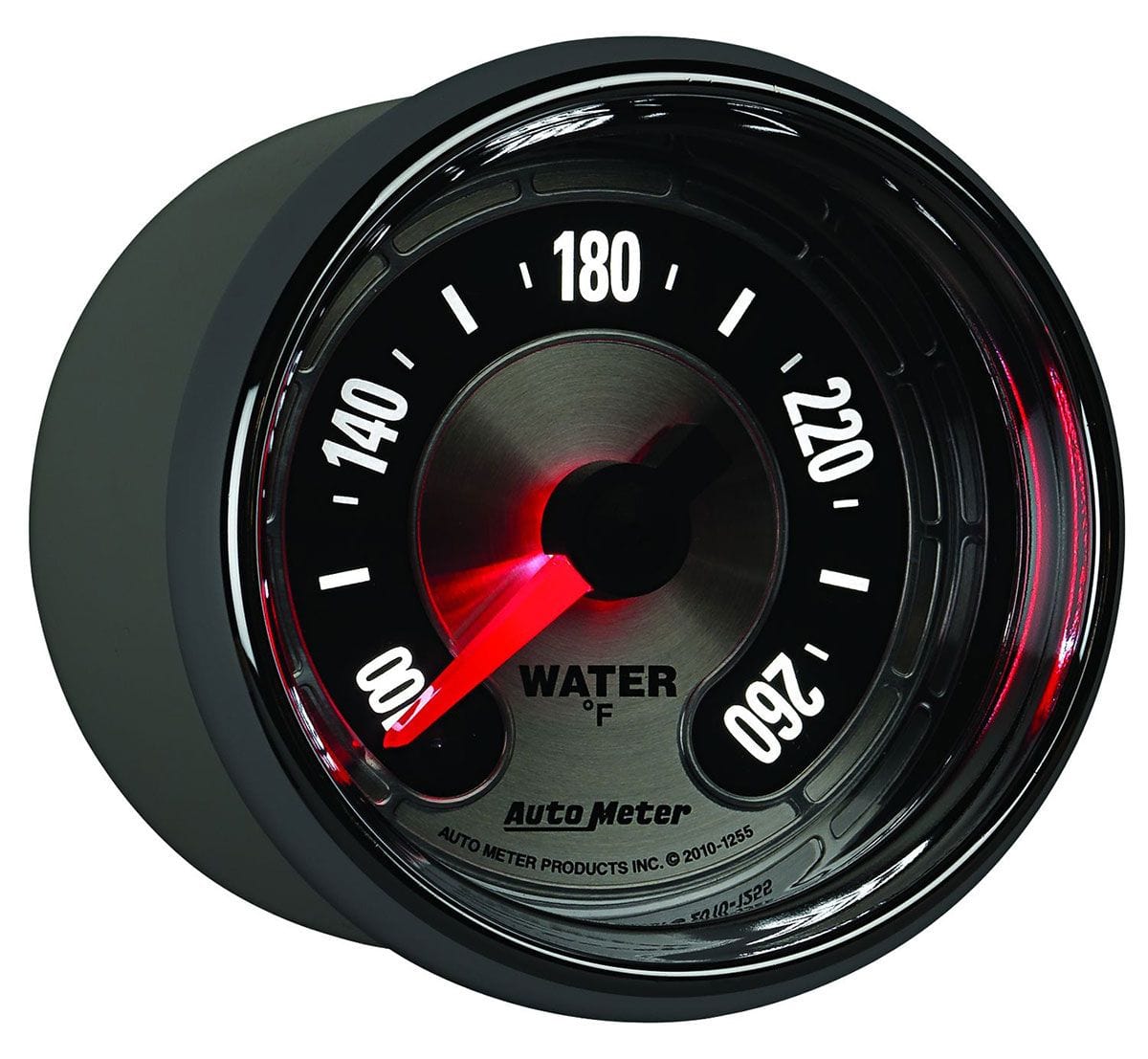 AUTOMETER 2-1/16", Full Sweep Electric, 100-260°F Auto Meter American Muscle Water Temperature Gauge AU1255 SR