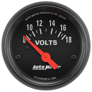 Auto Meter Z-Series Voltmeter Gauge AU2645