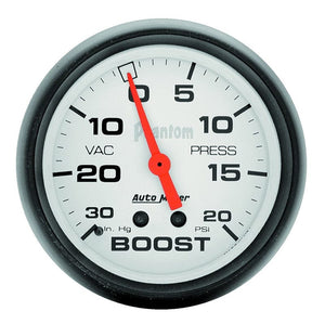 Auto Meter Phantom Series Boost/Vacuum Gauge AU5801