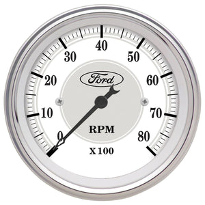 Auto Meter Ford White Masterpiece Tachometer AU880088