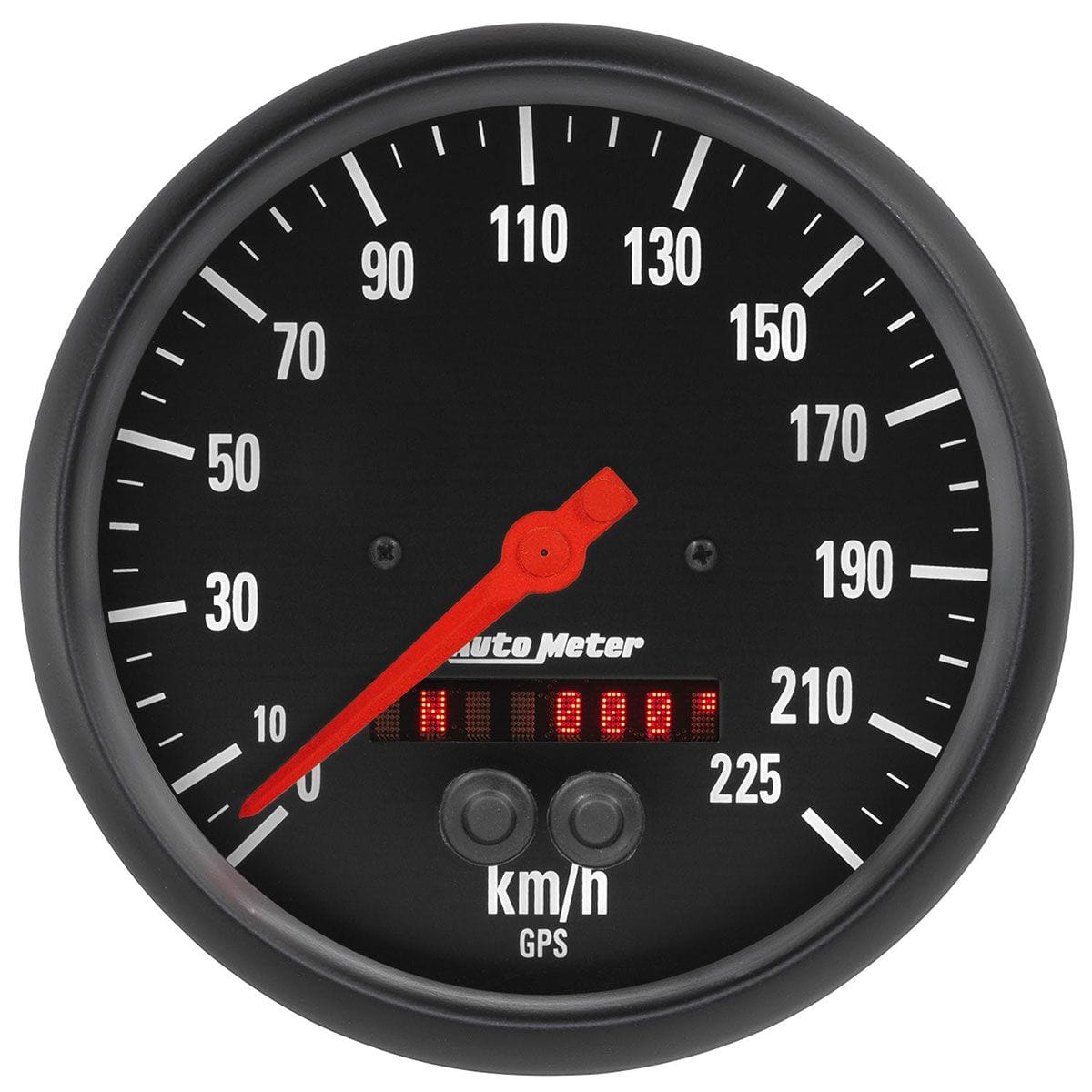 AUTOMETER 5", In-Dash, Electrical, Programmable, 0-225 kph Auto Meter Z-Series GPS Speedometer AU2684-M SR