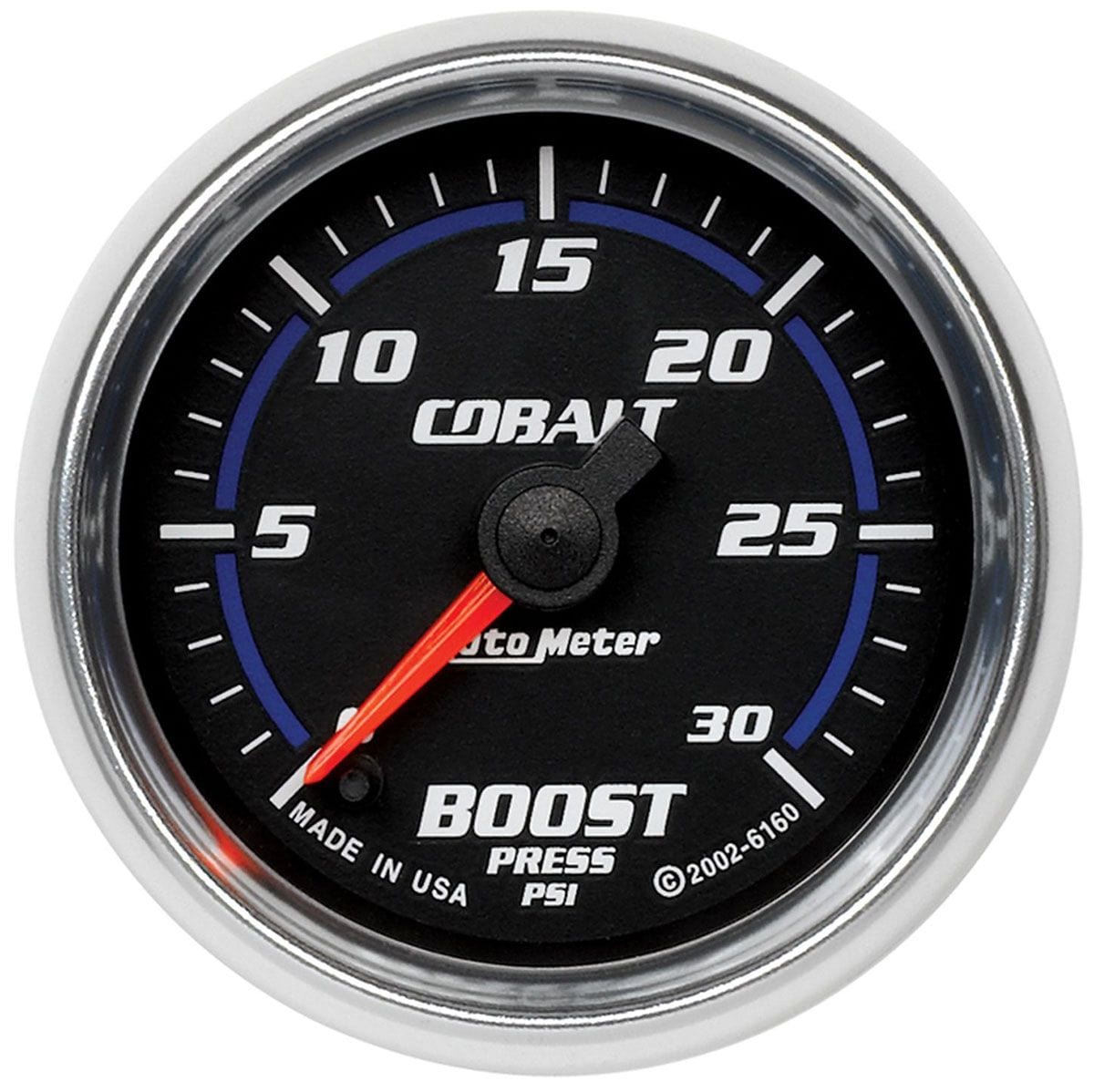 AUTOMETER Cobalt Series Boost Gauge Auto Meter Cobalt Series Boost Gauge AU6160 SR