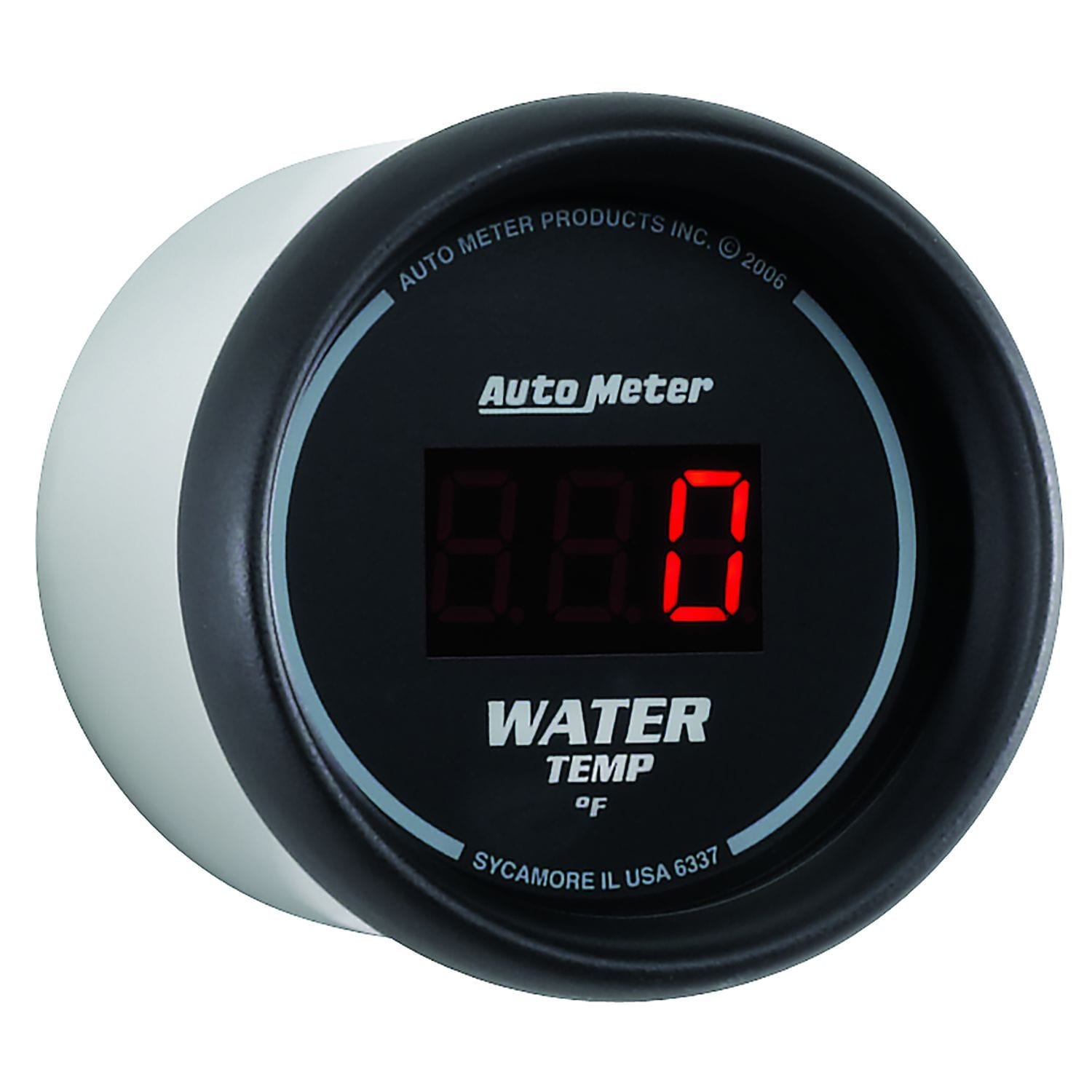 AUTOMETER Digital, In-dash, 2-1/16", 0-300°F Auto Meter Sport-Comp Digital Series Water Temperature Gauge AU6337 SR
