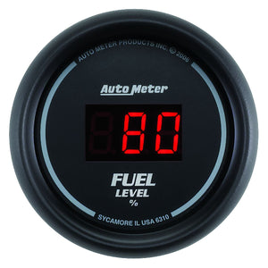 Auto Meter Sport-Comp Digital Series Fuel Level Gauge AU6310