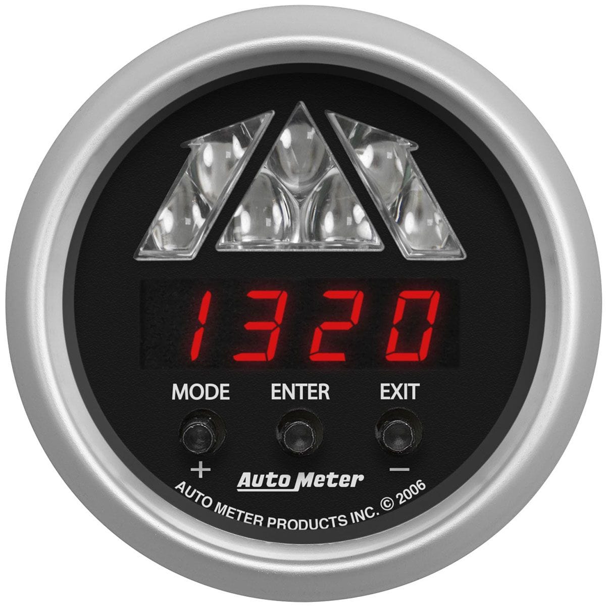 AUTOMETER In-Dash/Pod Mount, Externally Adjustable, Amber. Auto Meter Level 1 Sport-Comp Digital Pro Shift Light Gauge AU3387 SR