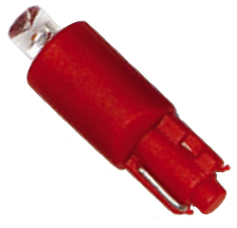 AUTOMETER LED Replacement Bulb, Red, Twist-In, Each Auto Meter Replacement Bulb AU3294 SR