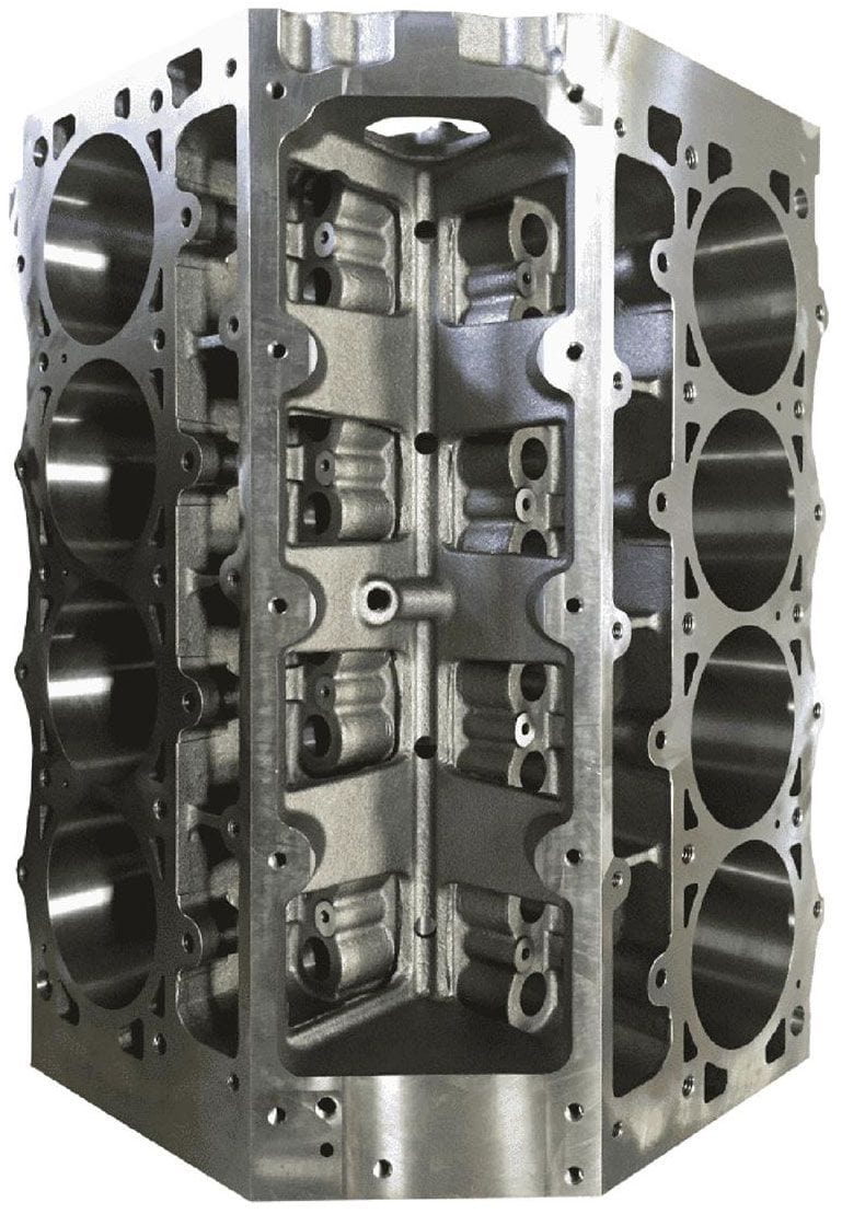 DART 4.125" Bore, 9.240" Deck, Full Skirt Block Dart LS Next SHP Cast Iron Engine Block 4-Bolt Steel Caps DA31867211 SR