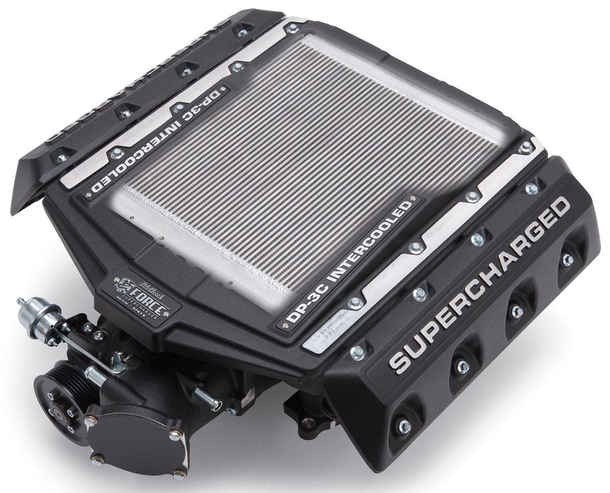 EDELBROCK 2015-17 Ford Mustang 5.0L V8 Edelbrock E-Force Supercharger Kit, Stage 1 Street Systems 690 HP ED1586 SR