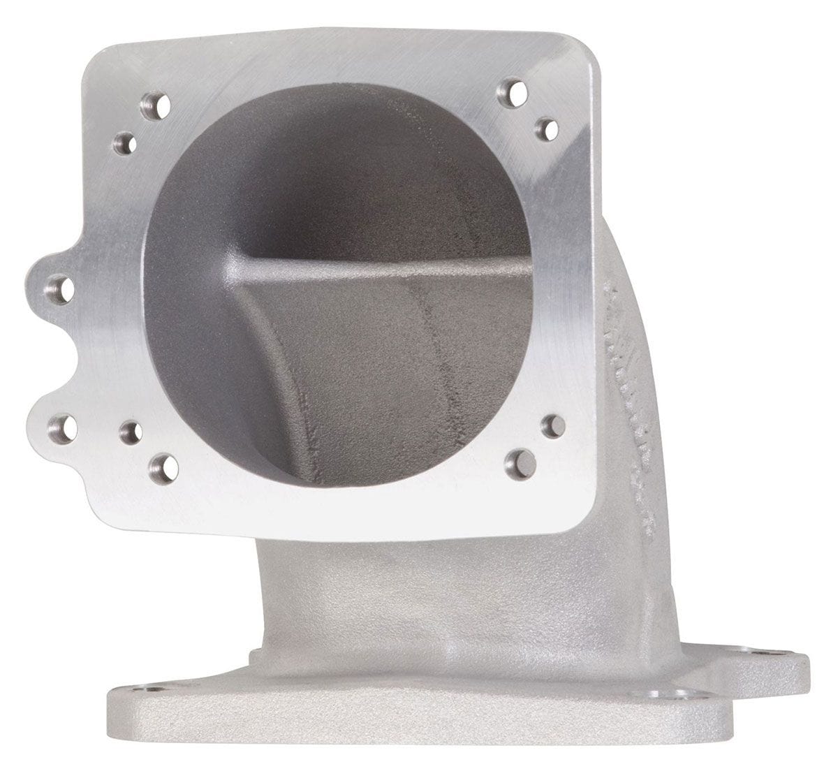 EDELBROCK 95mm Throttle Body to Square-Bore Flange Edelbrock High Flow Intake Elbow ED3849 SR