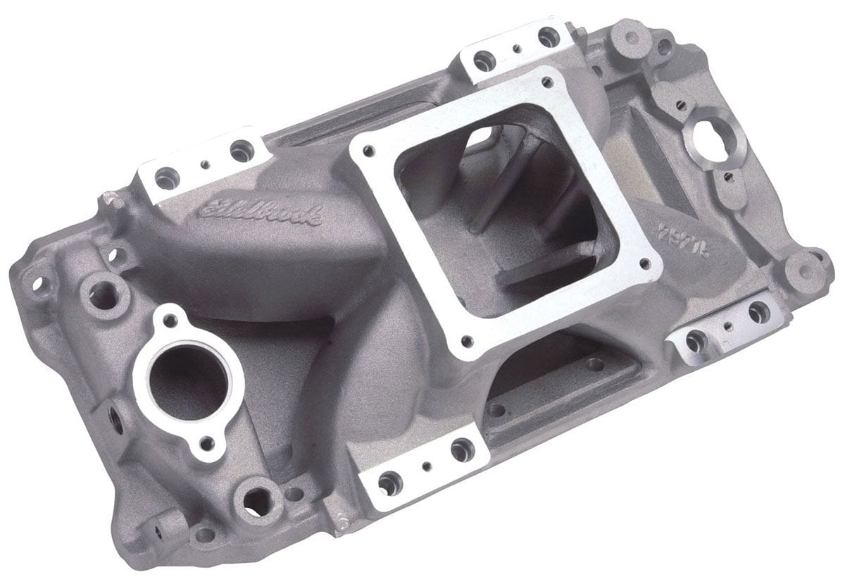 EDELBROCK Big Block Chevy, 3500-8500 rpm, with fuel injection bosses Edelbrock Super Victor BBC EFI Intake Manifold ED29275 SR