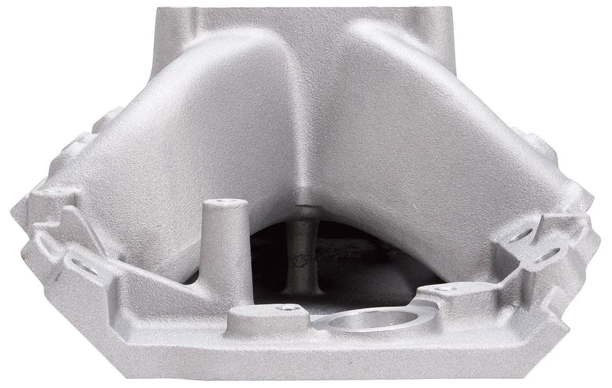 EDELBROCK Big Block Chevy oval port heads, 3500-7500 rpm Edelbrock Victor Jr. 454-O Intake Manifold ED2904 SR