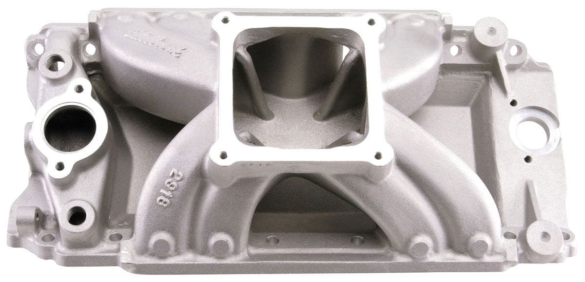 EDELBROCK Big Block Chevy Tall Deck, 3500-8500 rpm Edelbrock Super Victor Intake Manifold ED2916 SR