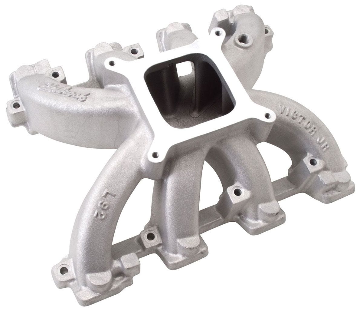 EDELBROCK Chev LS Series Gen IV Carburetted Manifold for L92 heads, 3500-8000 r Edelbrock Victor JR. Intake Manifold ED28457 SR