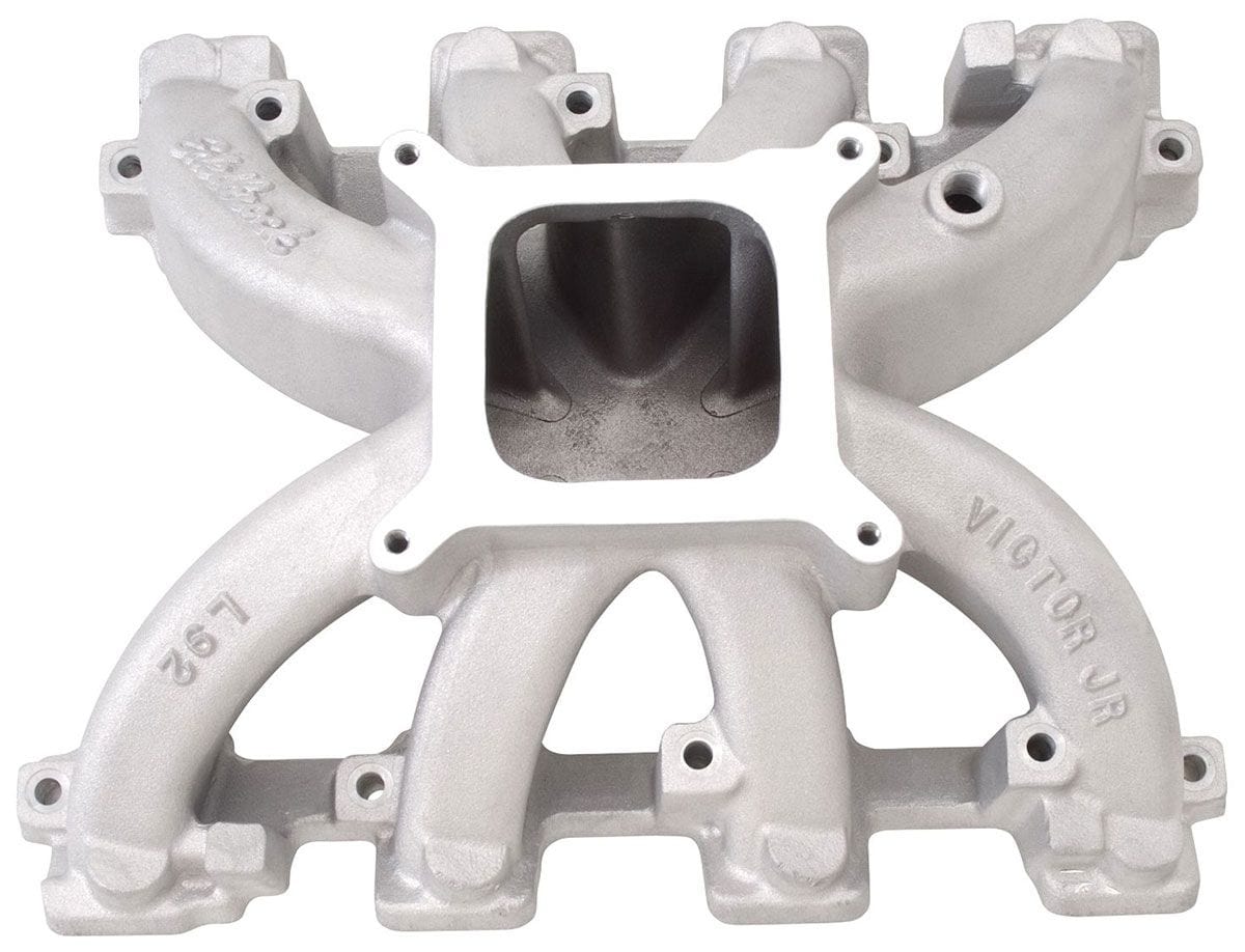 EDELBROCK Chev LS Series Gen IV Carburetted Manifold for L92 heads, 3500-8000 r Edelbrock Victor JR. Intake Manifold ED28457 SR