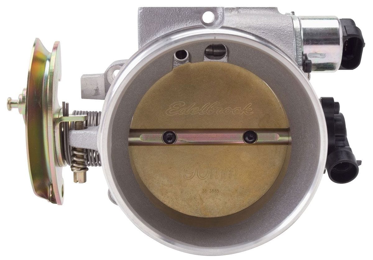 EDELBROCK Chevy LS Series 90mm (includes TPS/IAC) Edelbrock Victor Racing Throttle Body ED3864 SR
