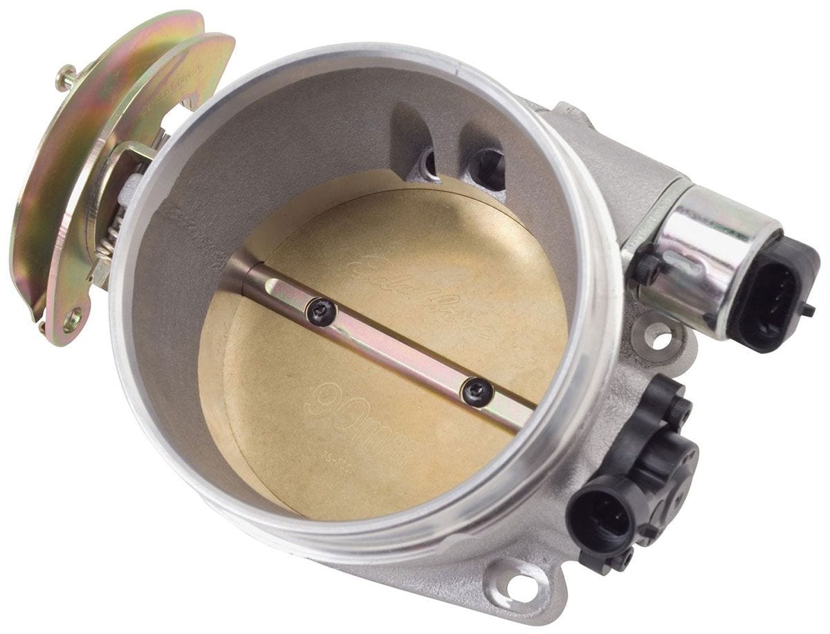 EDELBROCK Chevy LS Series 90mm (includes TPS/IAC) Edelbrock Victor Racing Throttle Body ED3864 SR