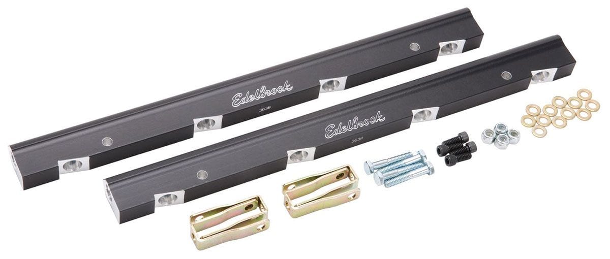 EDELBROCK Chevy LS1 (for use with ED29085 and Bosch injectors) Edelbrock Replacement Parts for Pro-Flo EFI Systems - Aluminium Fuel Rail Kit ED3638 SR