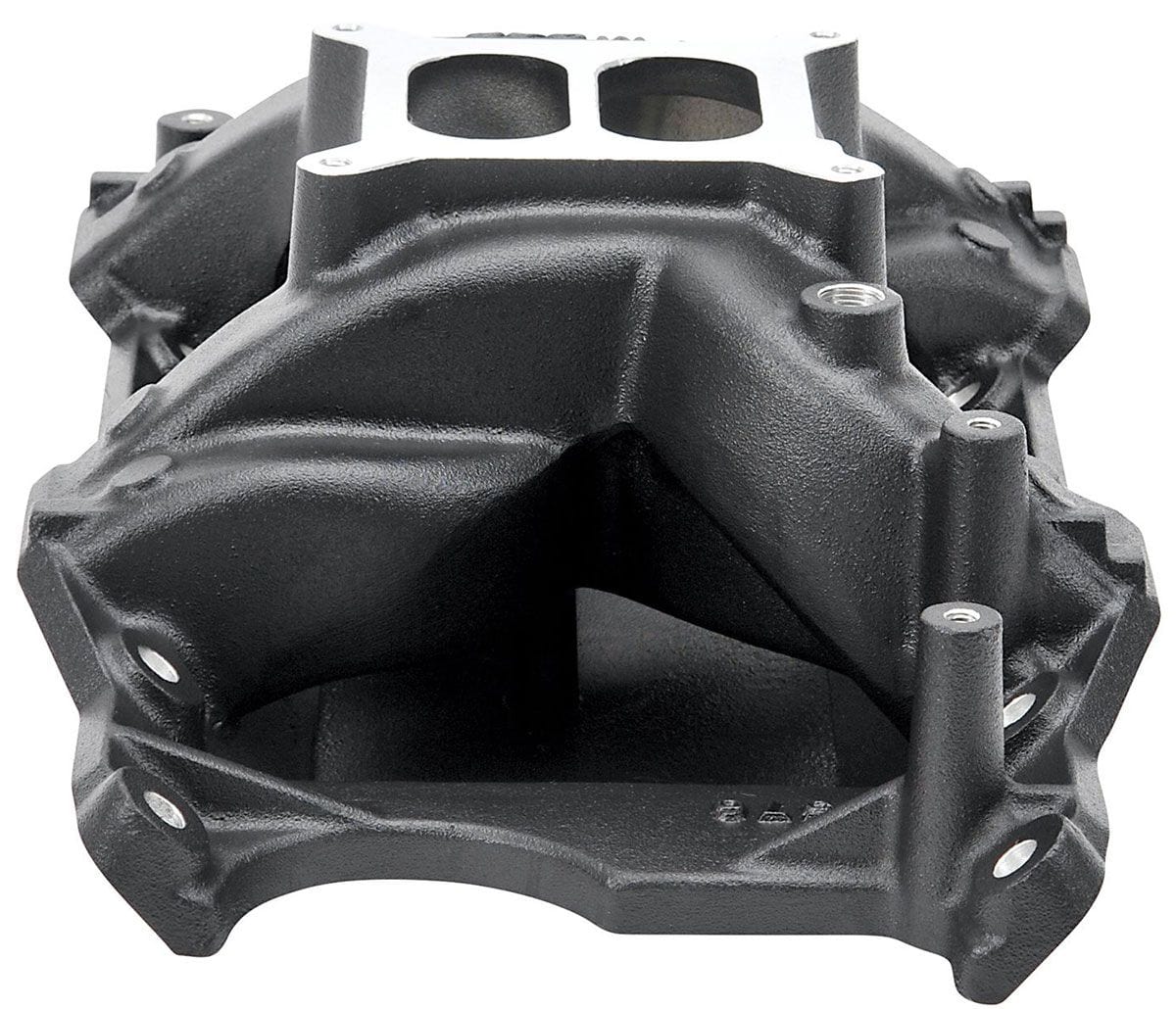 EDELBROCK Chrysler 318-360, 1500-6500 rpm Edelbrock RPM Air-Gap 340/360 Intake Manifold ED75763 SR