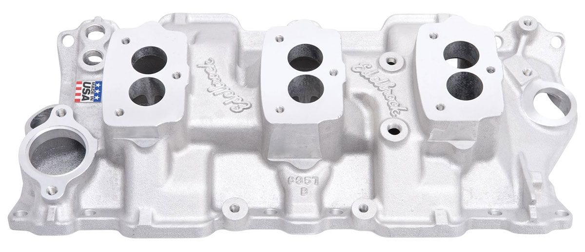 EDELBROCK Edelbrock Three Deuce Intake Manifold SR