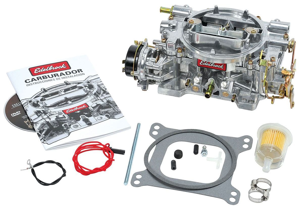EDELBROCK Electric choke, square flange, non-EGR, Mild perf/Calibrated for econ Edelbrock 750 CFM Performer Series Carburettor ED1411 SR