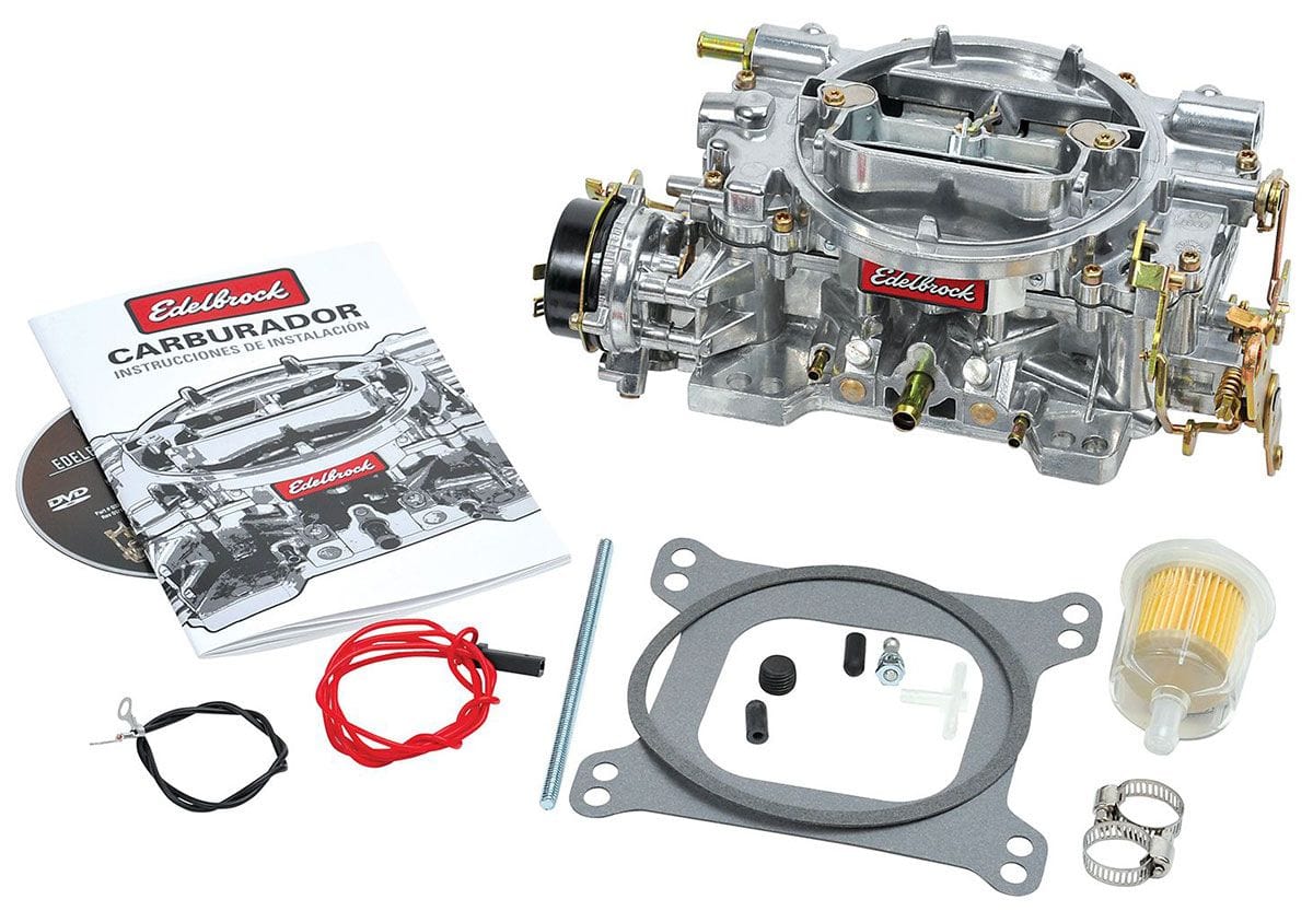 EDELBROCK Electric choke, square flange, non-EGR, Mild performance street & eco Edelbrock 600 CFM Performer Series Carburettor ED1406 SR