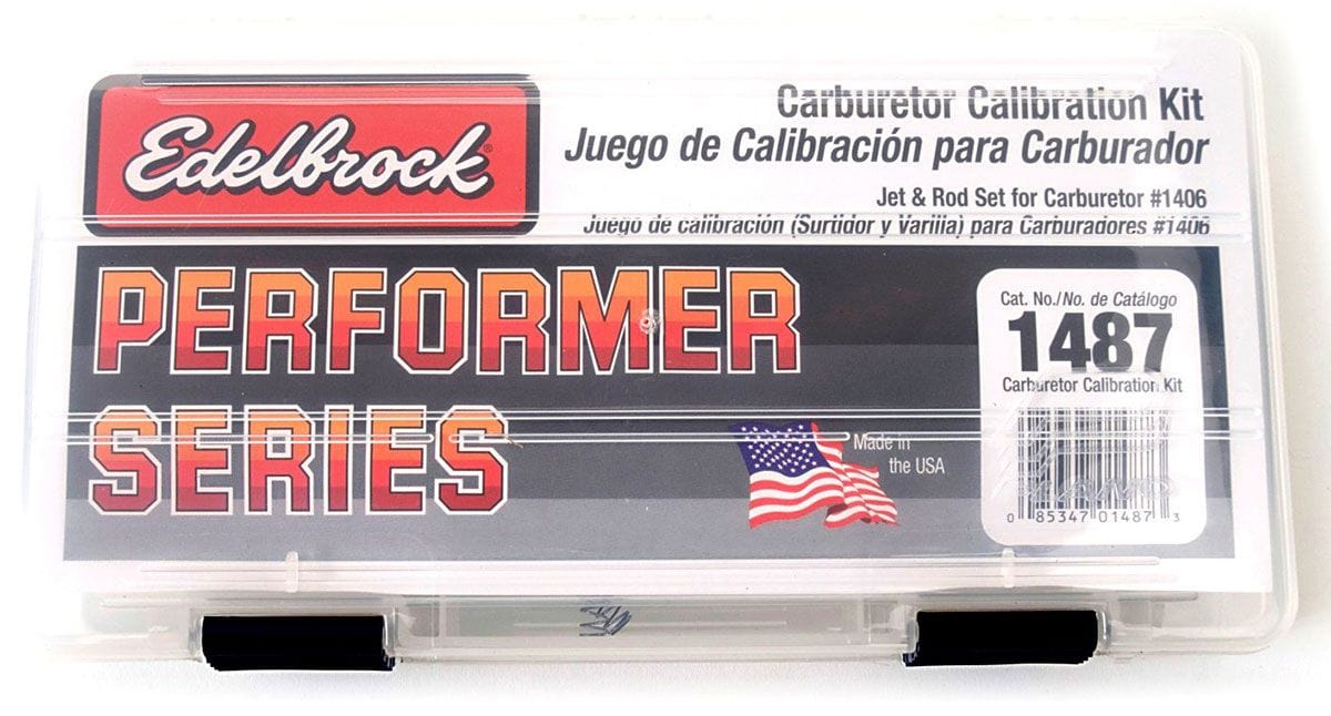 EDELBROCK For ED1406 Edelbrock Calibration Kit for Performer Series Carburettors ED1487 SR