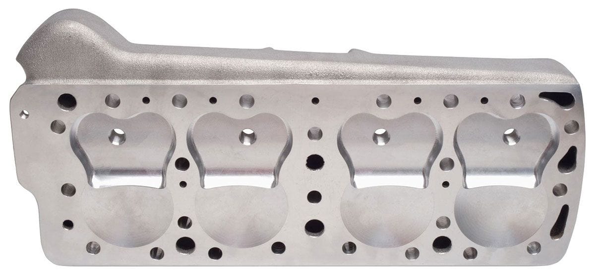EDELBROCK For late model 1949-1953 8BA , High Lift / Large Chamber Edelbrock Ford Flathead Cylinder Head ED1116 SR