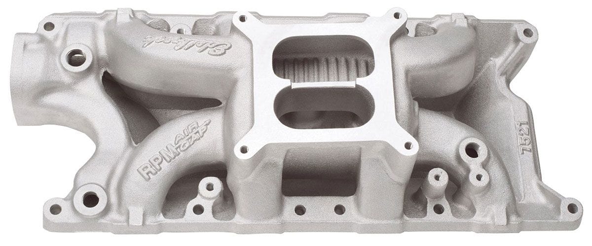 EDELBROCK Ford 289-302W, 1500-6500 rpm Edelbrock RPM Air-Gap 302 Intake Manifold ED7521 SR